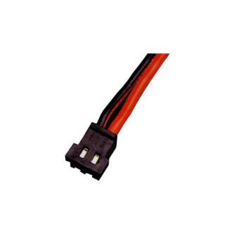 Connettore per batteria della trasmittente JR con cavo PVC 20cm 2x0,25mmq